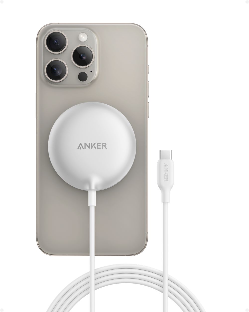 Blanche Anker MagGo Wireless Charger (Pad) - XRU-9712120