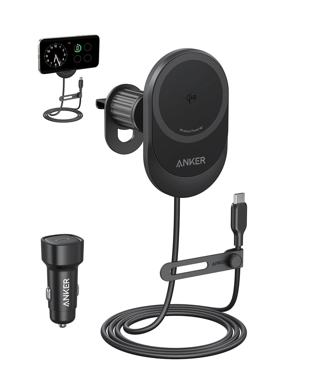 Noir Anker 335 Wireless Charger (3-in-1 Station) - CCR-2368220