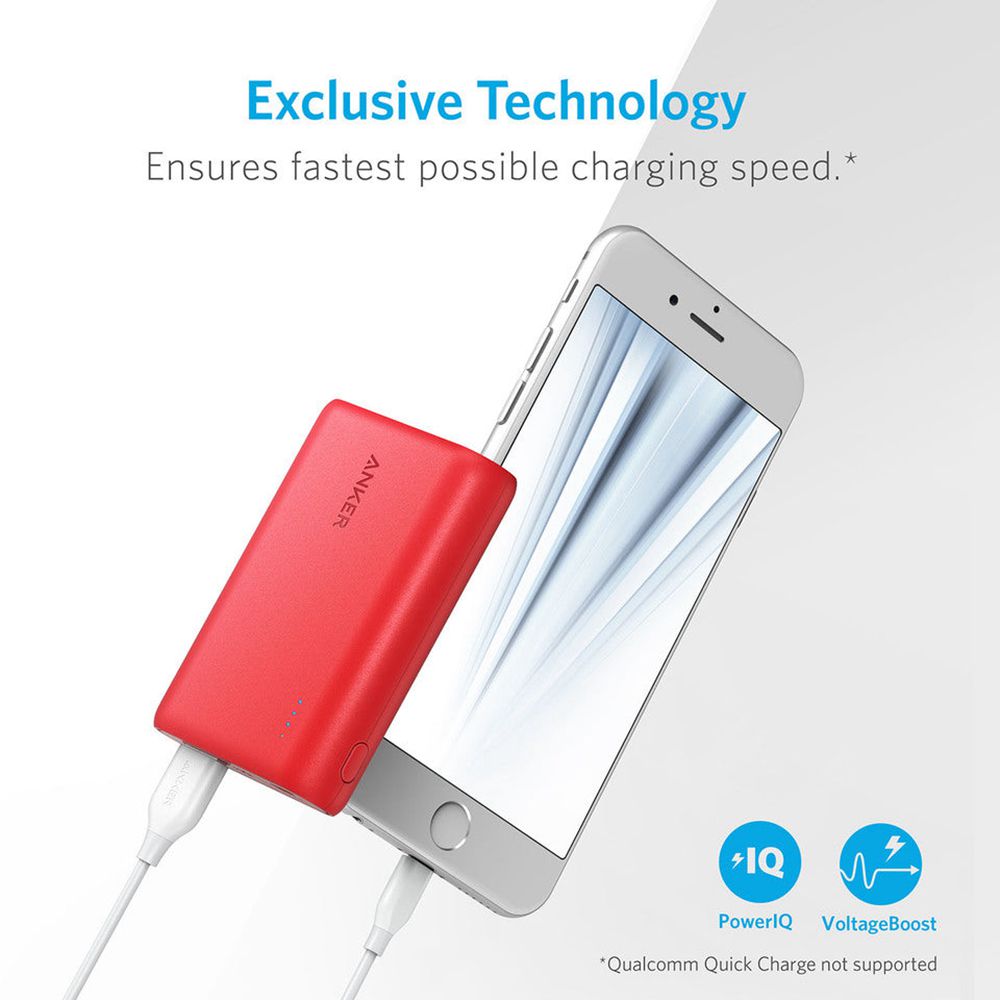 Rouge Anker Nano Power Bank (30W Built-In USB-C Cable) - HQR-0518126