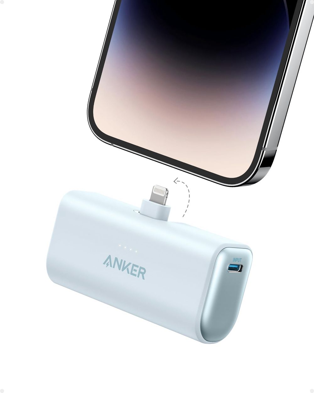 Bleu Anker Nano Power Bank (12W Built-In Lightning Connector) - PMZ-3581108