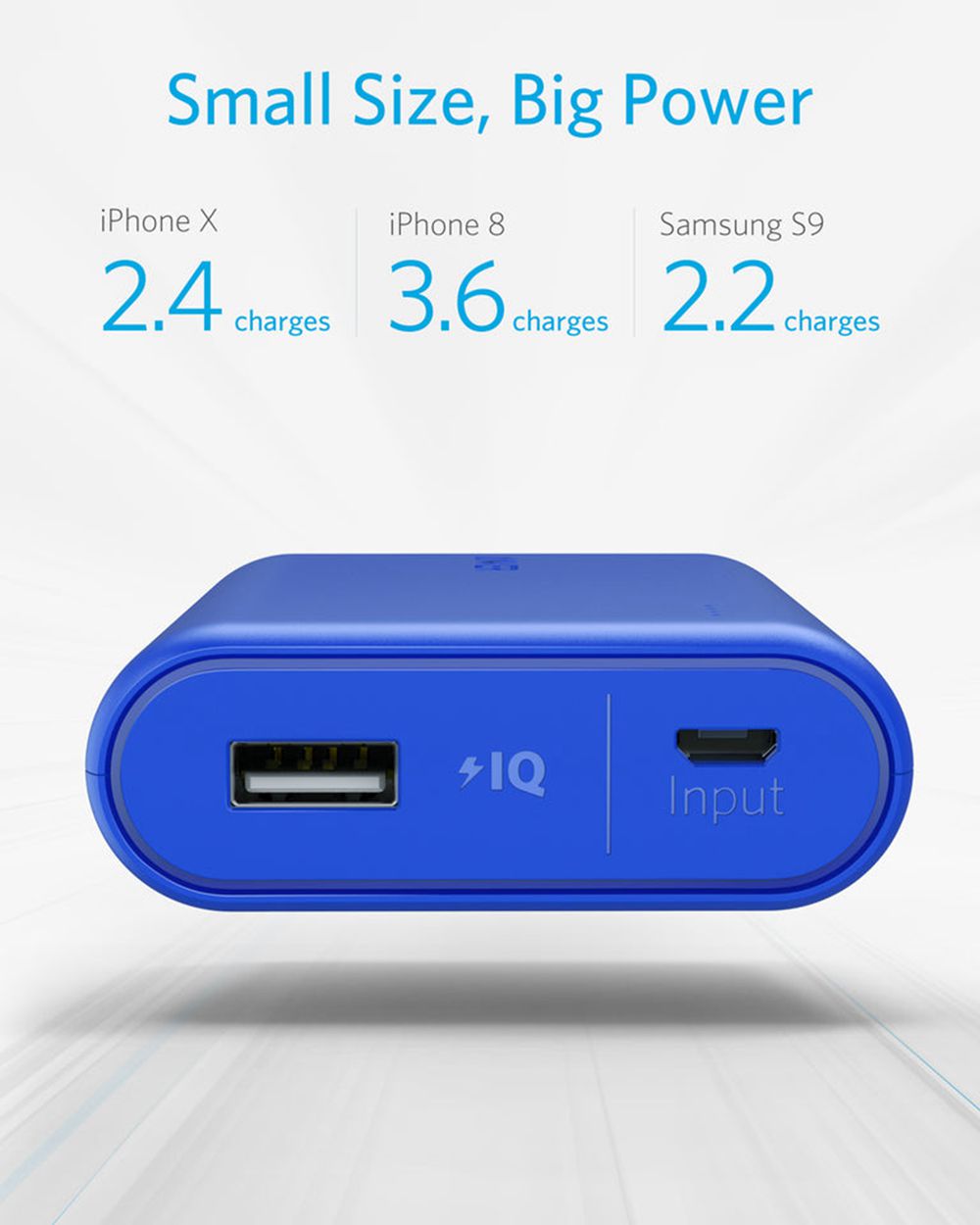 Bleu Anker Nano Power Bank (30W Built-In USB-C Cable) - AET-1810533