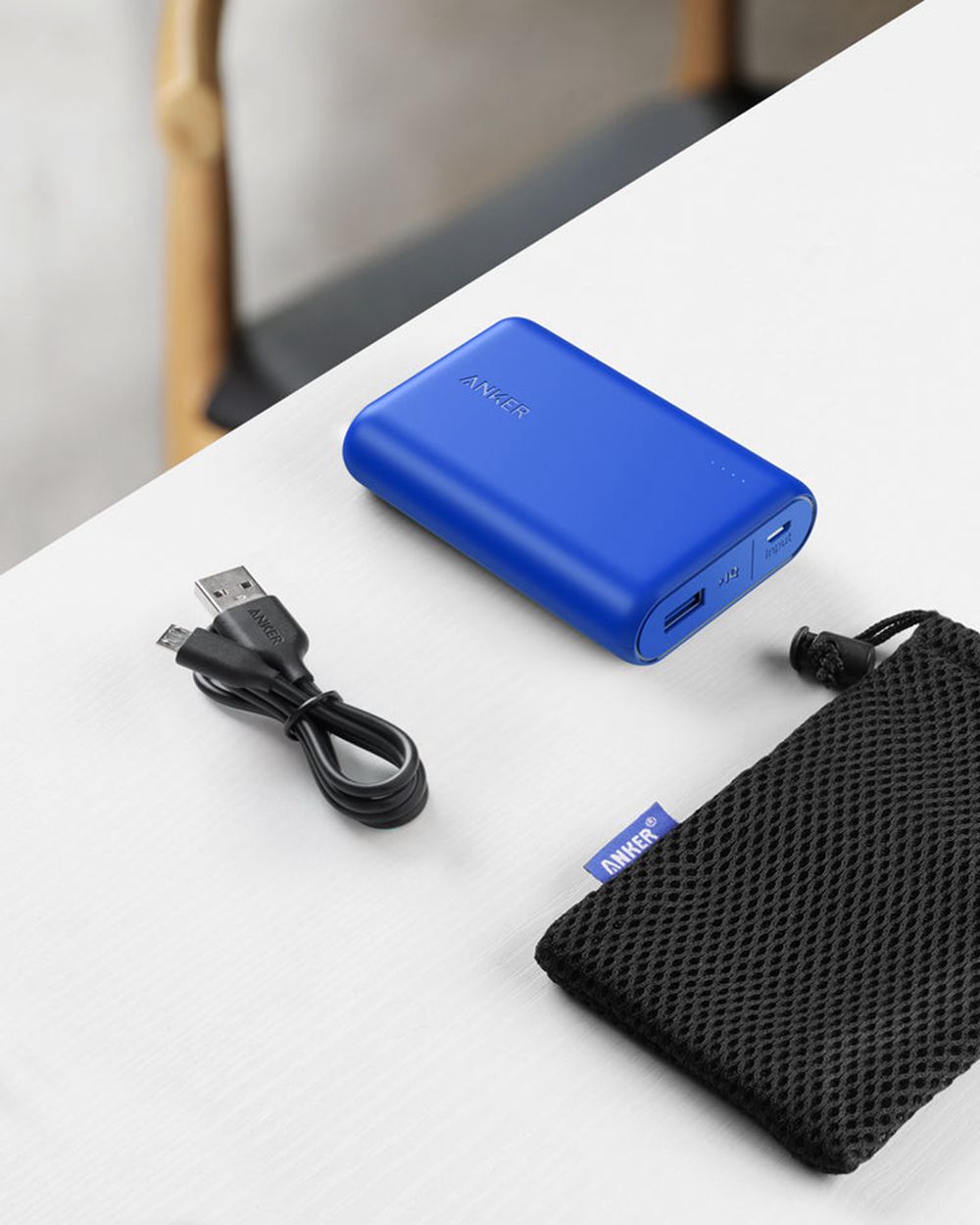 Bleu Anker Nano Power Bank (30W Built-In USB-C Cable) - AET-1810533