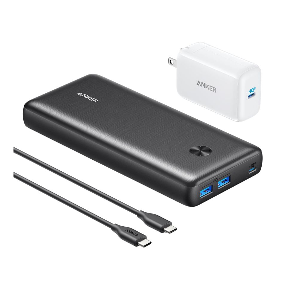 Noir Anker 737 Power Bank (PowerCore 26K for Laptop) - SQM-6400269