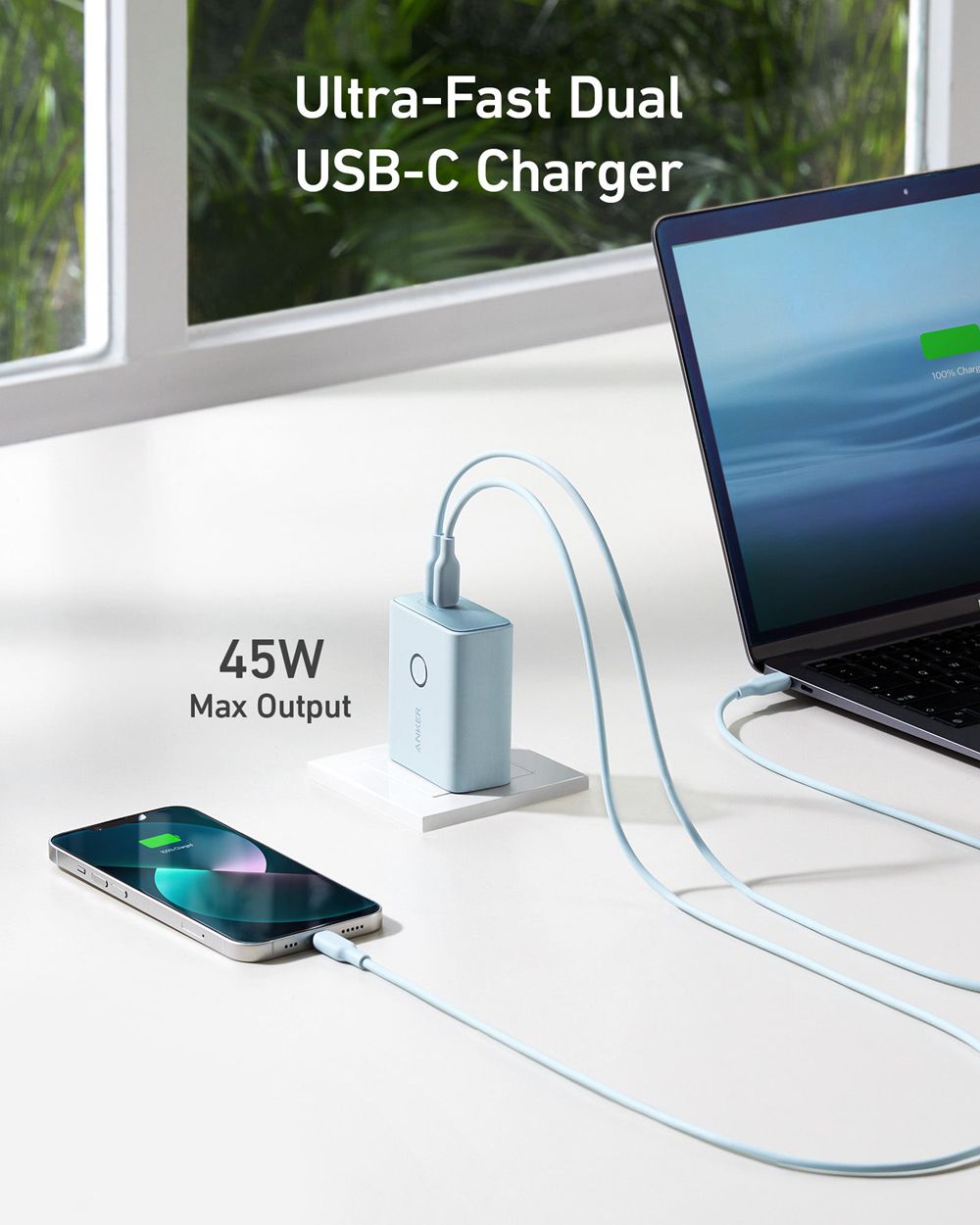 Noir Anker 521 Power Bank (PowerCore Fusion 45W) - BID-3743287