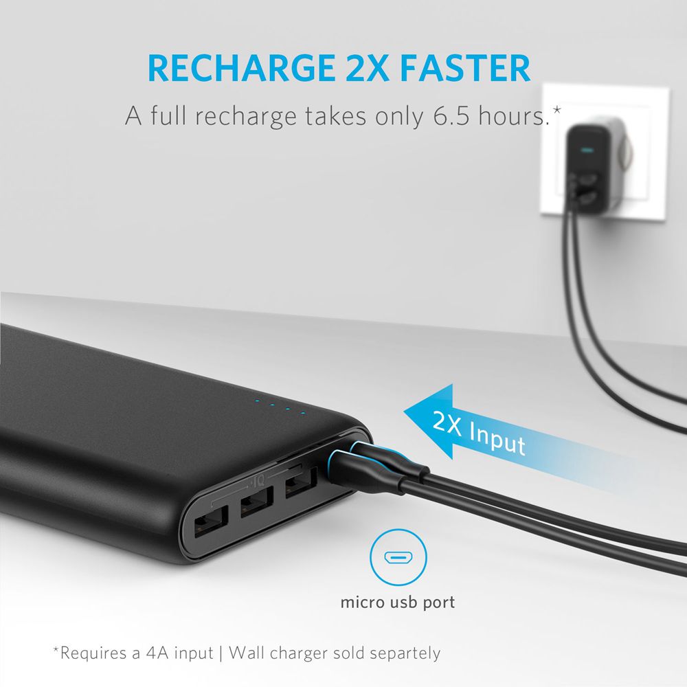 Noir Anker 337 Power Bank (PowerCore 26K) - KFP-7823771