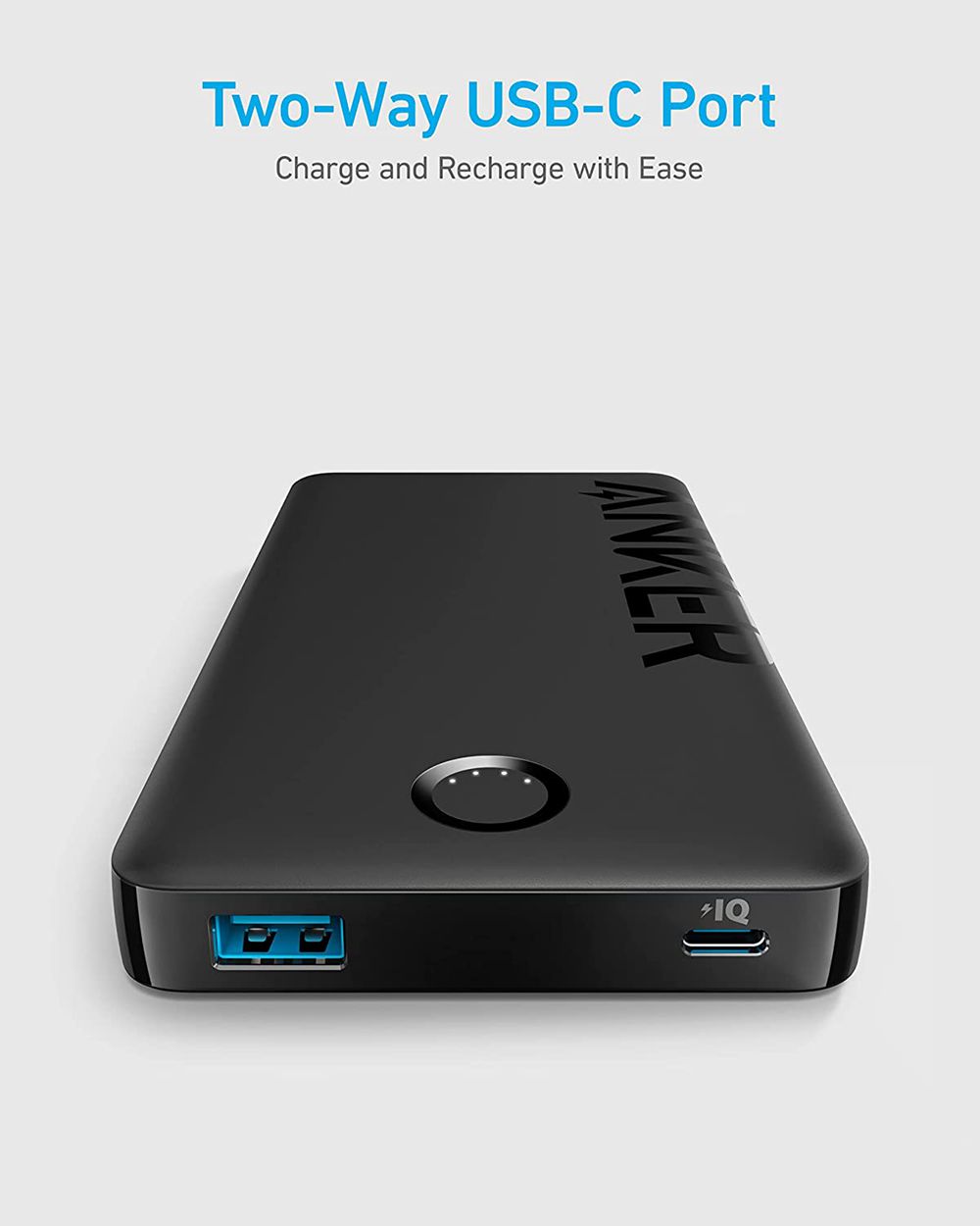 Noir Anker 323 USB-C Power Bank (PowerCore PIQ) - GFX-3331436