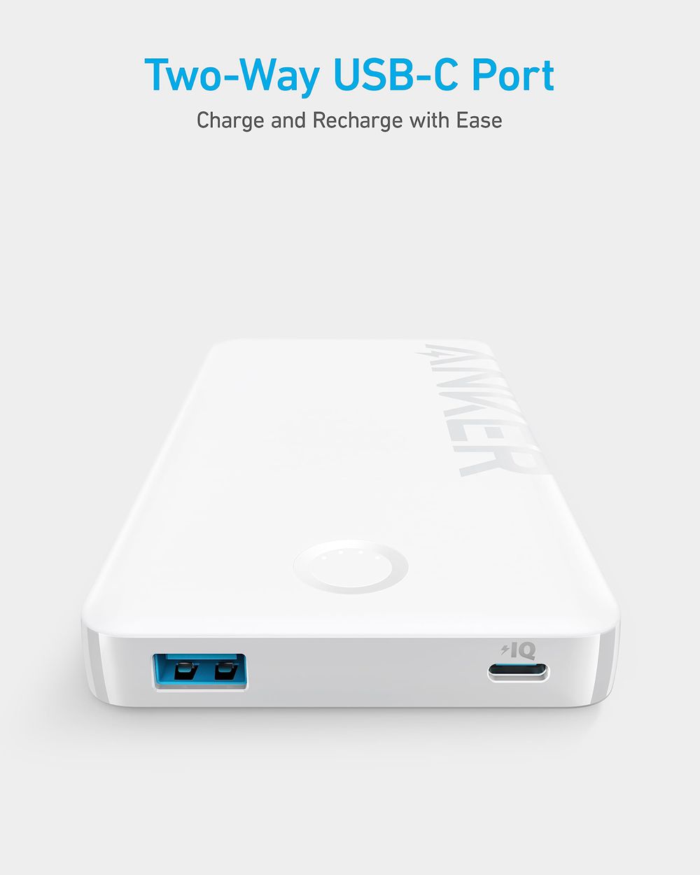 Blanche Anker 323 USB-C Power Bank (PowerCore PIQ) - KKL-0148544