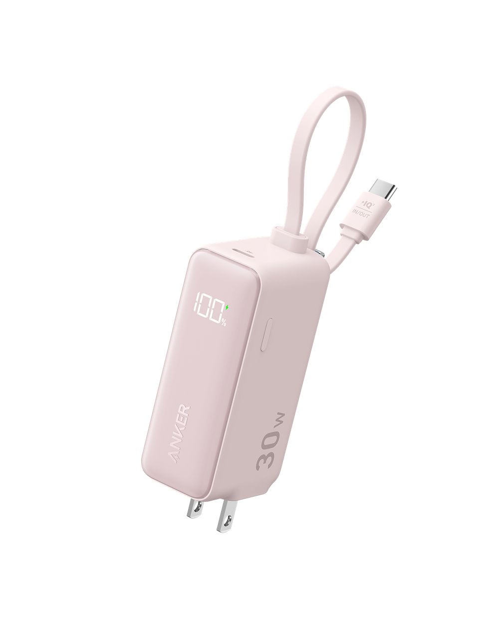 Rose Anker 3-in-1 Power Bank (30W Fusion Built-In USB-C Cable) - SRA-3370251