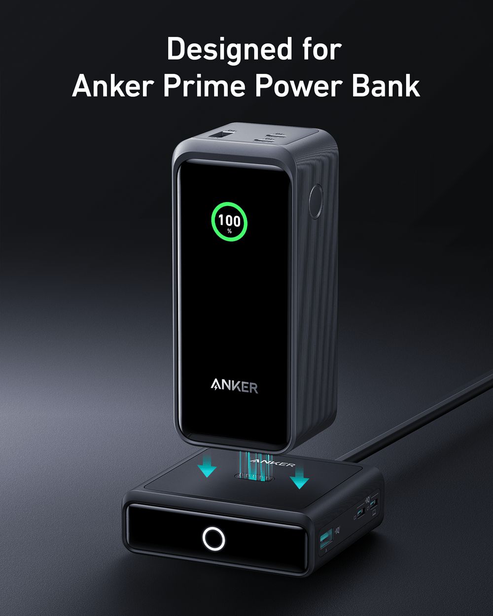 Noir Anker 100W Charging Base for Prime Power Bank - DZQ-7747436