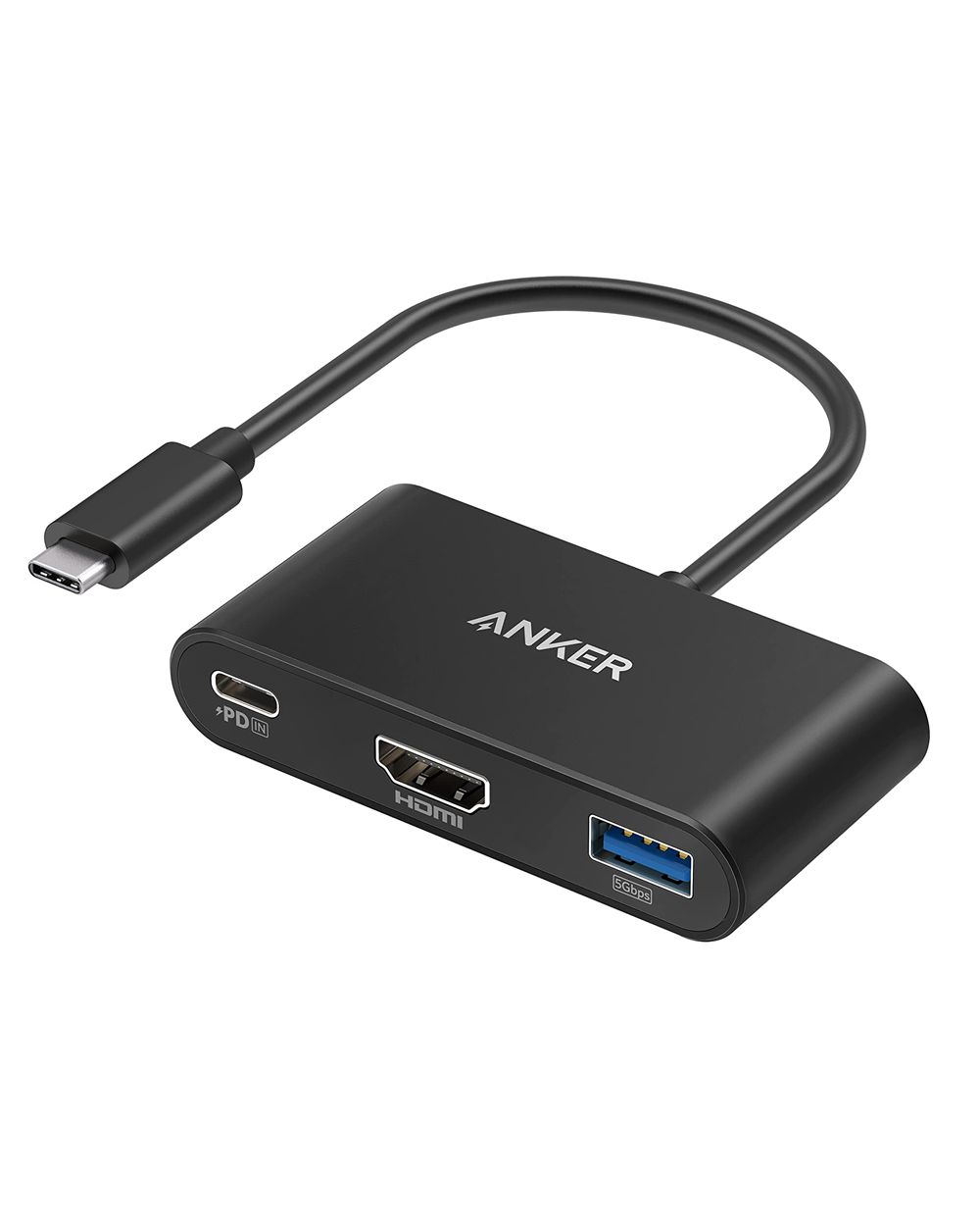 Noir Anker PowerExpand 3-in-1 USB-C PD Hub - HMC-2793127