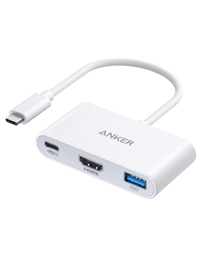 Blanche Anker PowerExpand 3-in-1 USB-C PD Hub - YWN-5774306