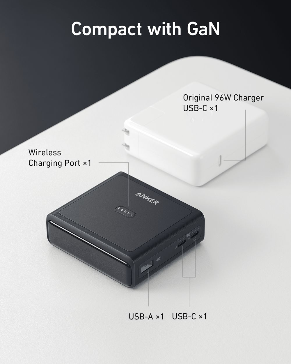 Noir Anker 100W Charging Base for Prime Power Bank - DZQ-7747436