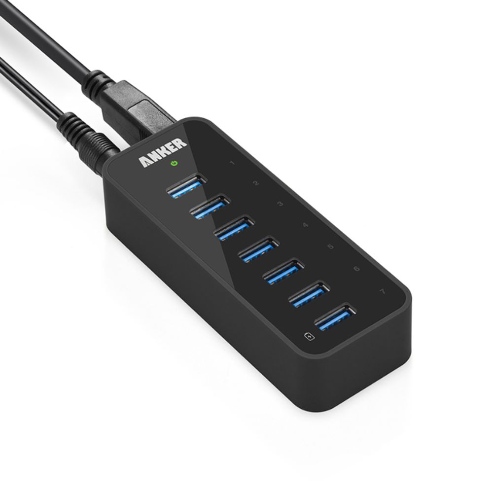 Noir Anker 7-Port USB 3.0 Hub - LPZ-0272237