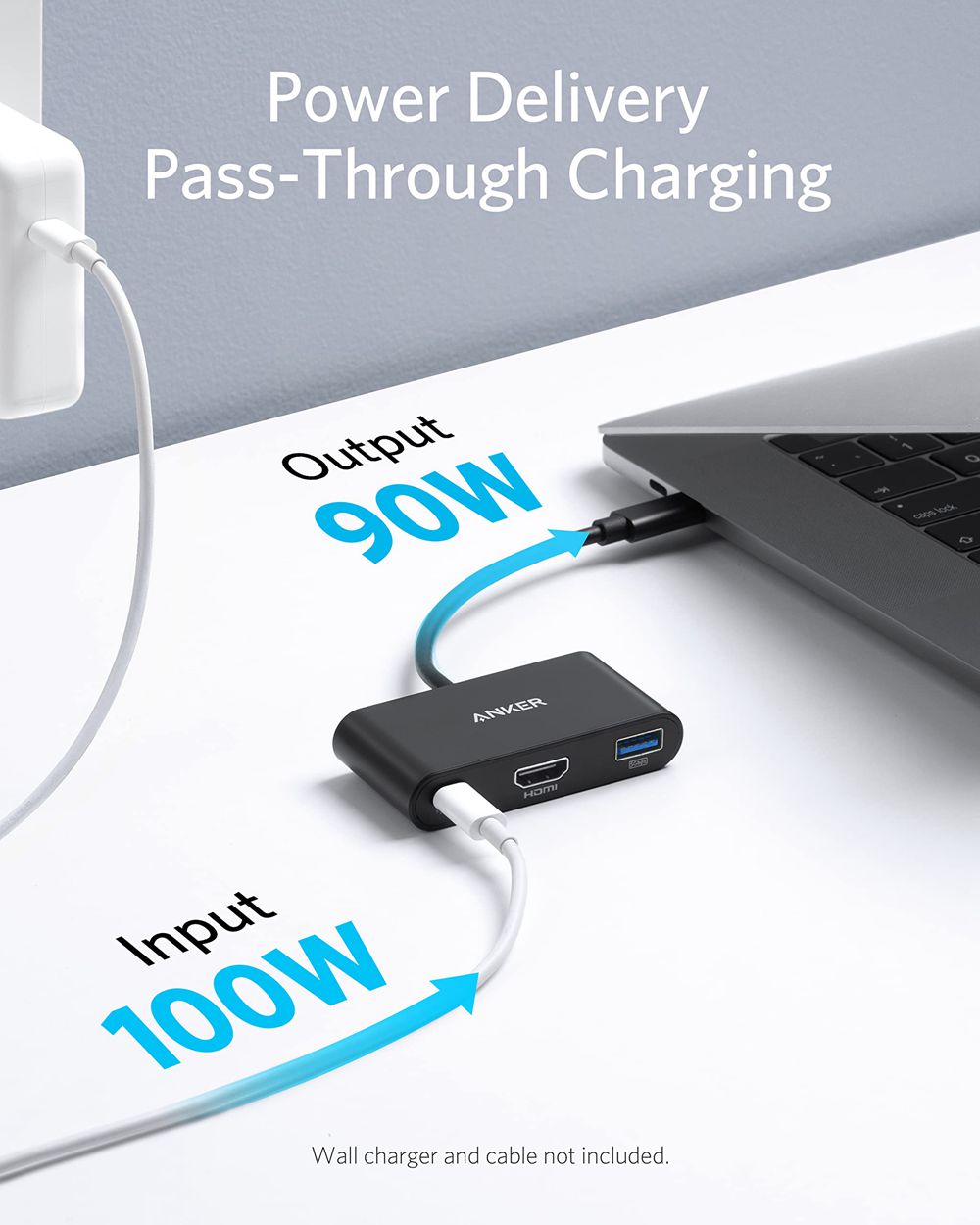 Noir Anker PowerExpand 3-in-1 USB-C PD Hub - HMC-2793127