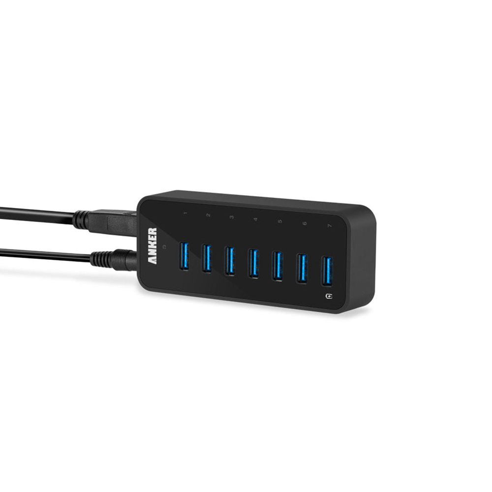 Noir Anker 7-Port USB 3.0 Hub - LPZ-0272237