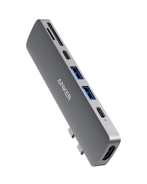 Argent Anker 547 USB-C Hub (7-in-2 for MacBook) - JFA-0253431