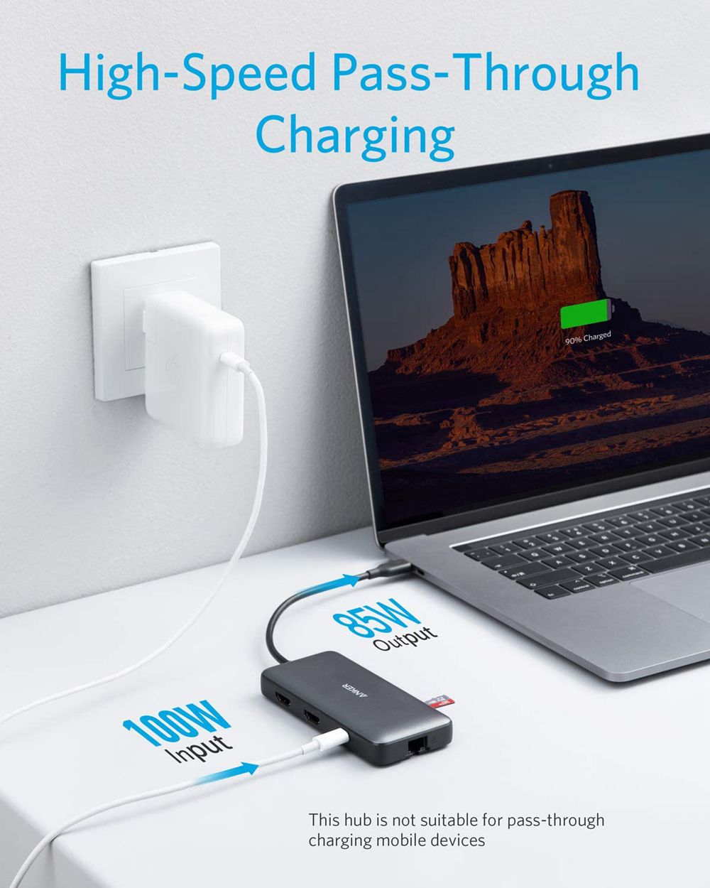 Noir Anker 553 USB-C Hub (8-in-1) - UFQ-0568141