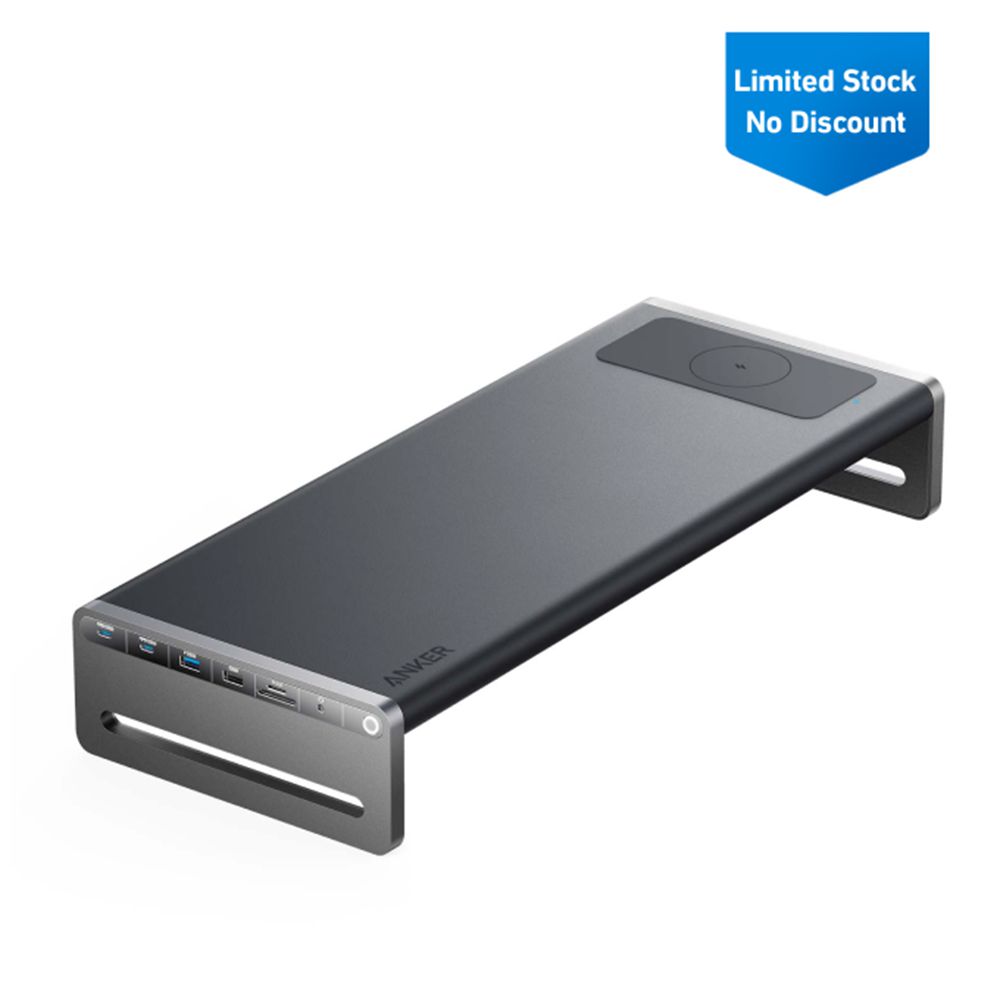 Noir Anker 675 USB-C Docking Station (12-in-1 Monitor Stand Wireless) - NCP-1066385