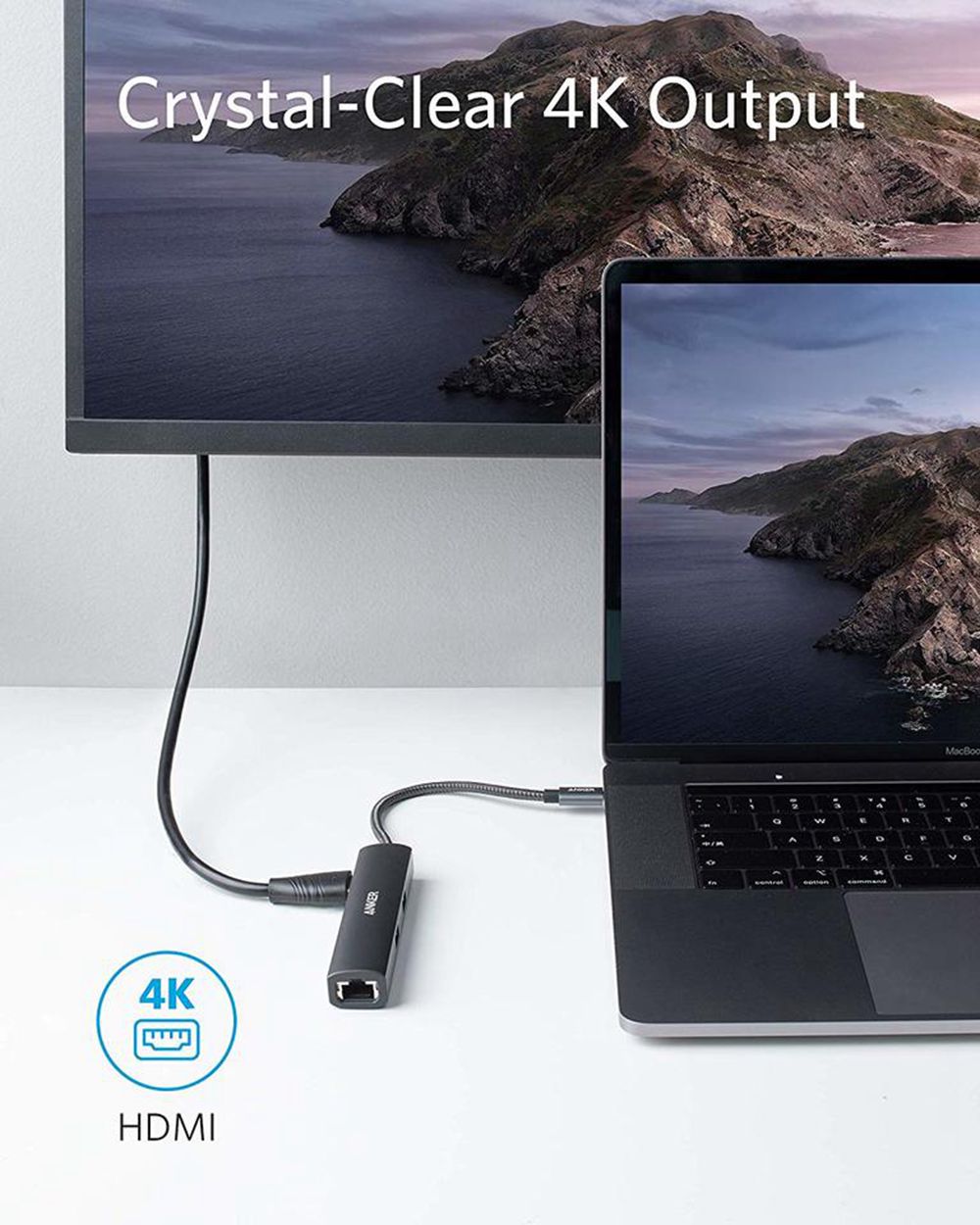 Grise Anker 533 USB-C Hub (5-in-1 Slim) - PUJ-3986762