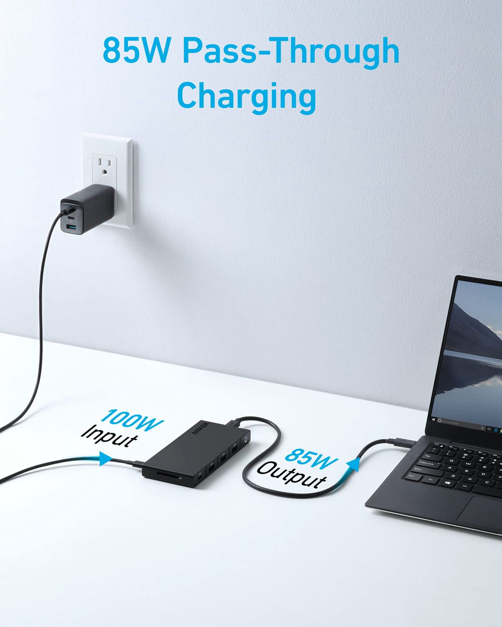 Noir Anker 364 USB-C Hub (10-in-1 Dual 4K HDMI) - WSM-8391853