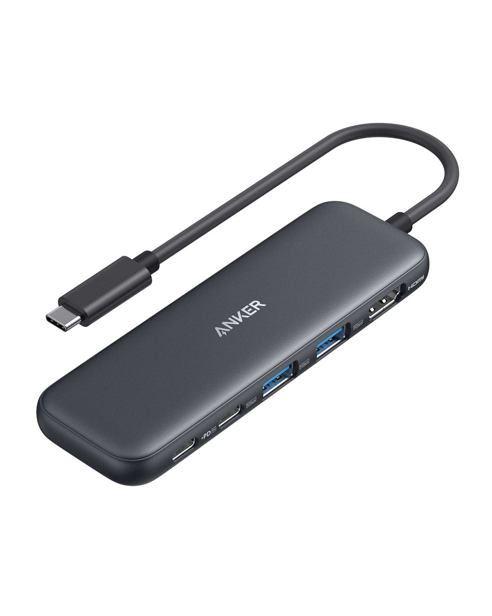 Noir Anker 332 USB-C Hub (5-in-1) - FTH-7408058