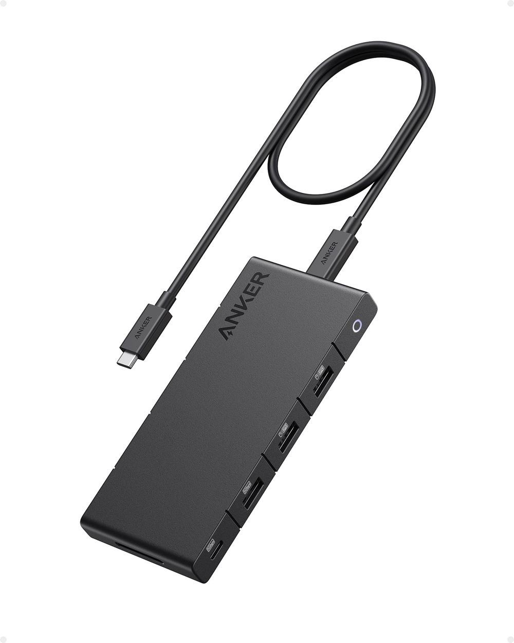 Noir Anker 364 USB-C Hub (10-in-1 Dual 4K HDMI) - WSM-8391853