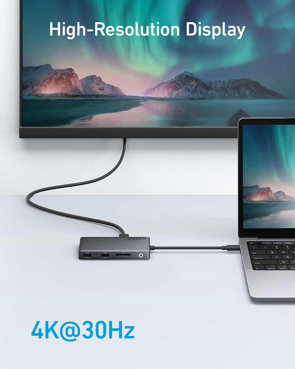 Noir Anker 341 USB-C Hub (7-in-1) - RMD-0001163