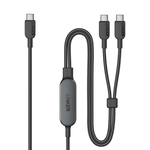 Noir Anker 2-in-1 USB C to USB C Cable 140W - IPS-2002773