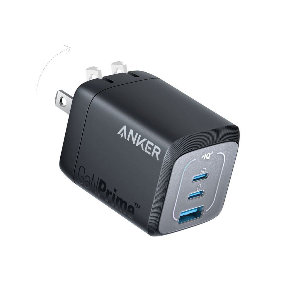 Noir Anker Prime 67W GaN Wall Charger (3 Ports) - UHX-9612998