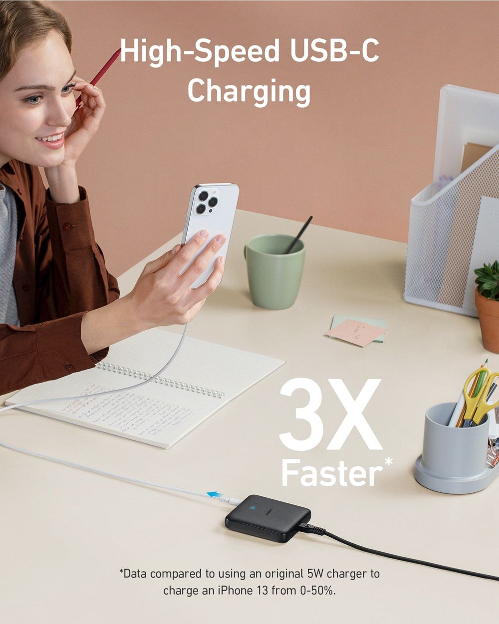 Noir Anker 543 Charger (65W II) - QJZ-7818361