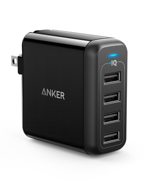 Noir Anker 340 Charger (40W) - EDI-4437607