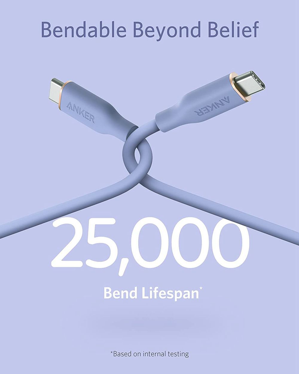 Bleu Foncé Anker 643 USB-C to USB-C Cable (Flow Silicone) - ADI-1778850