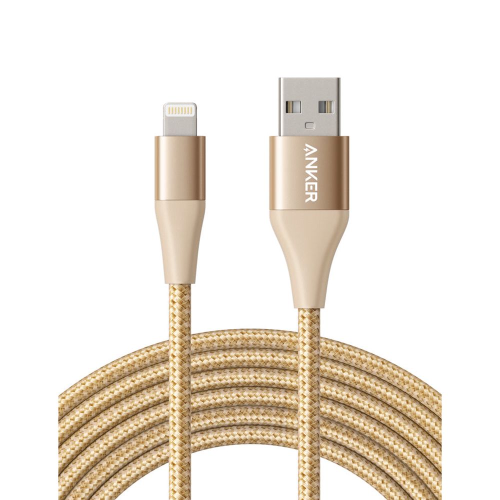 Champagne Anker 551 USB-A to Lightning Cable (1 ft / 3 ft / 6 ft / 10 ft) - VGM-3023039