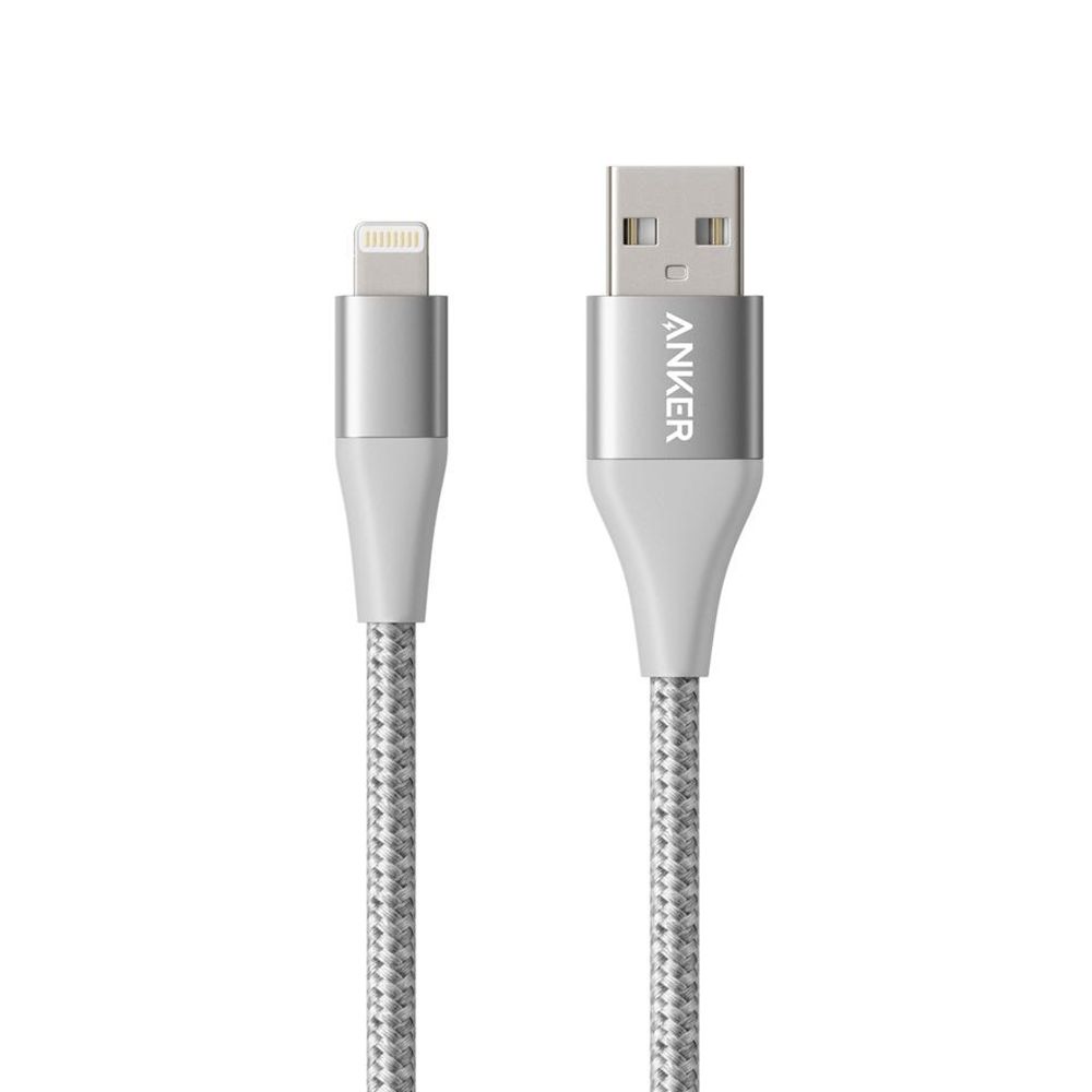 Argent Anker 551 USB-A to Lightning Cable (1 ft / 3 ft / 6 ft / 10 ft) - ZHJ-3039977