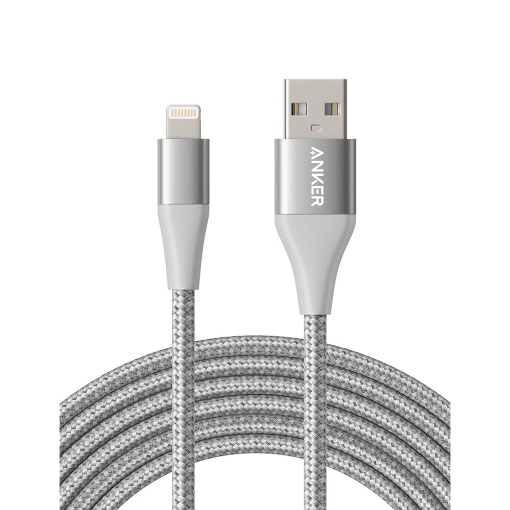 Argent Anker 551 USB-A to Lightning Cable (1 ft / 3 ft / 6 ft / 10 ft) - ZHJ-3039977