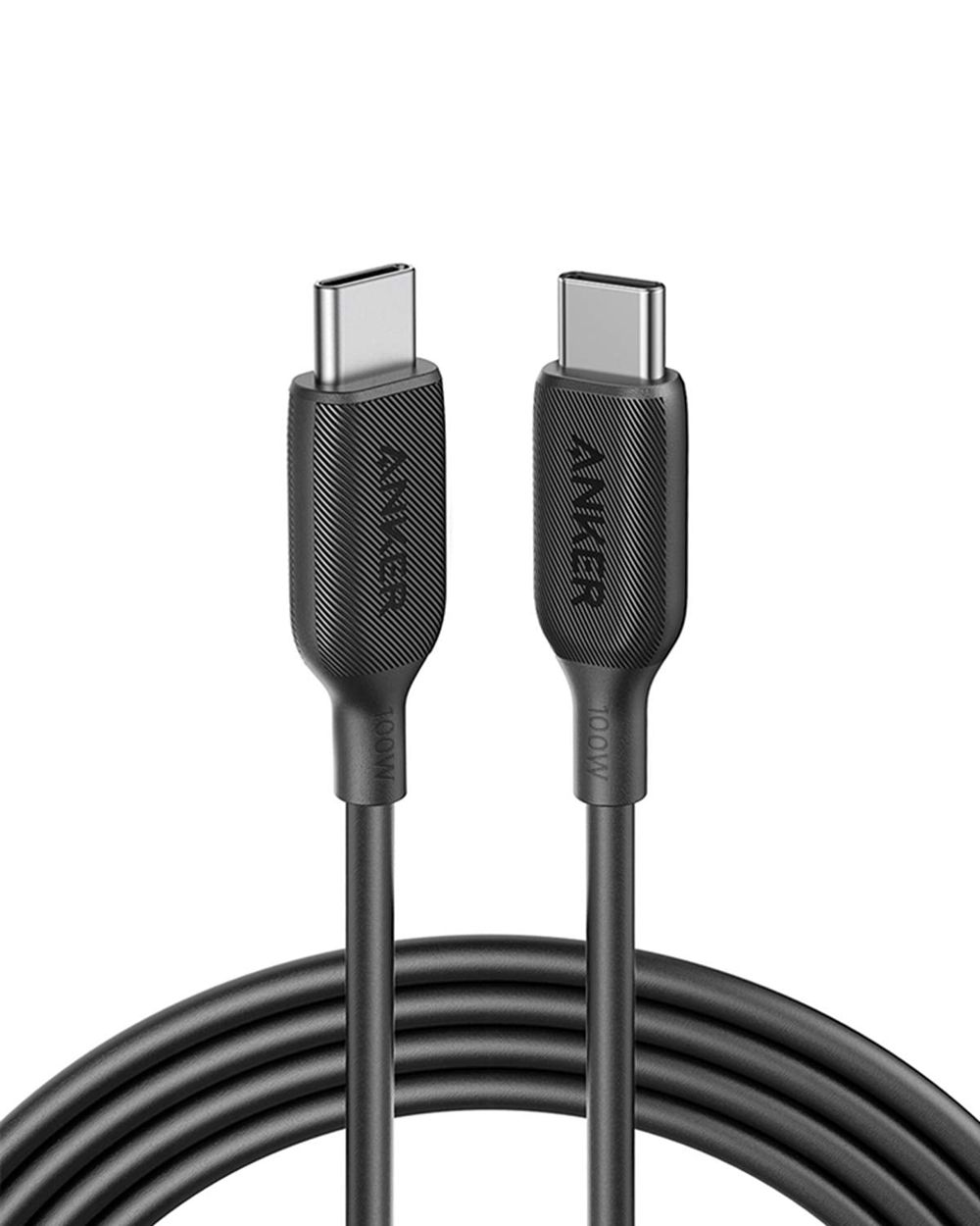 Noir Anker 543 USB-C to USB-C Cable (6 ft) - HDW-4768692