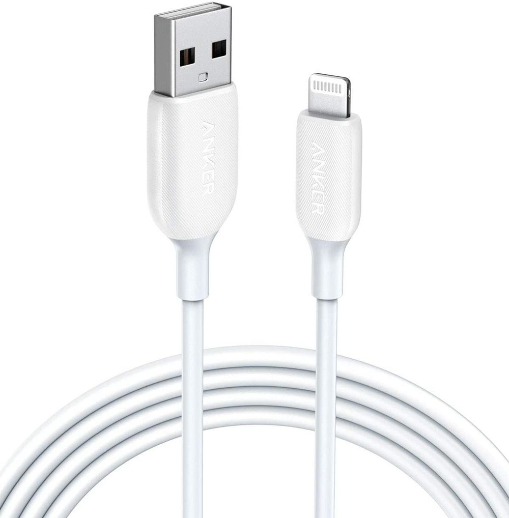 Blanche Anker 541 USB-A to Lightning Cable (3 ft / 6 ft) - MUM-3642569