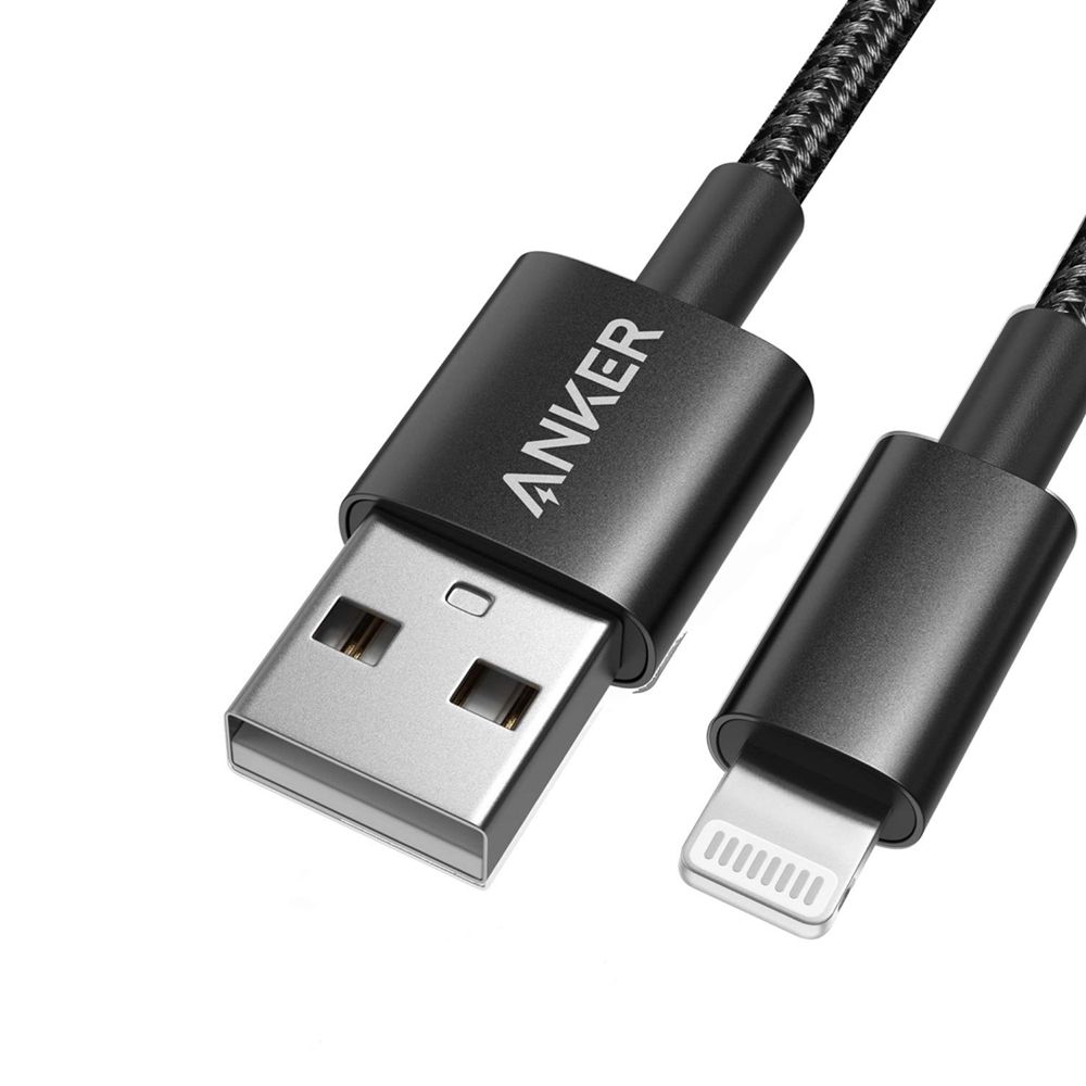 Noir Anker 331 USB-A to Lightning Cable (Nylon) - SAD-6005661