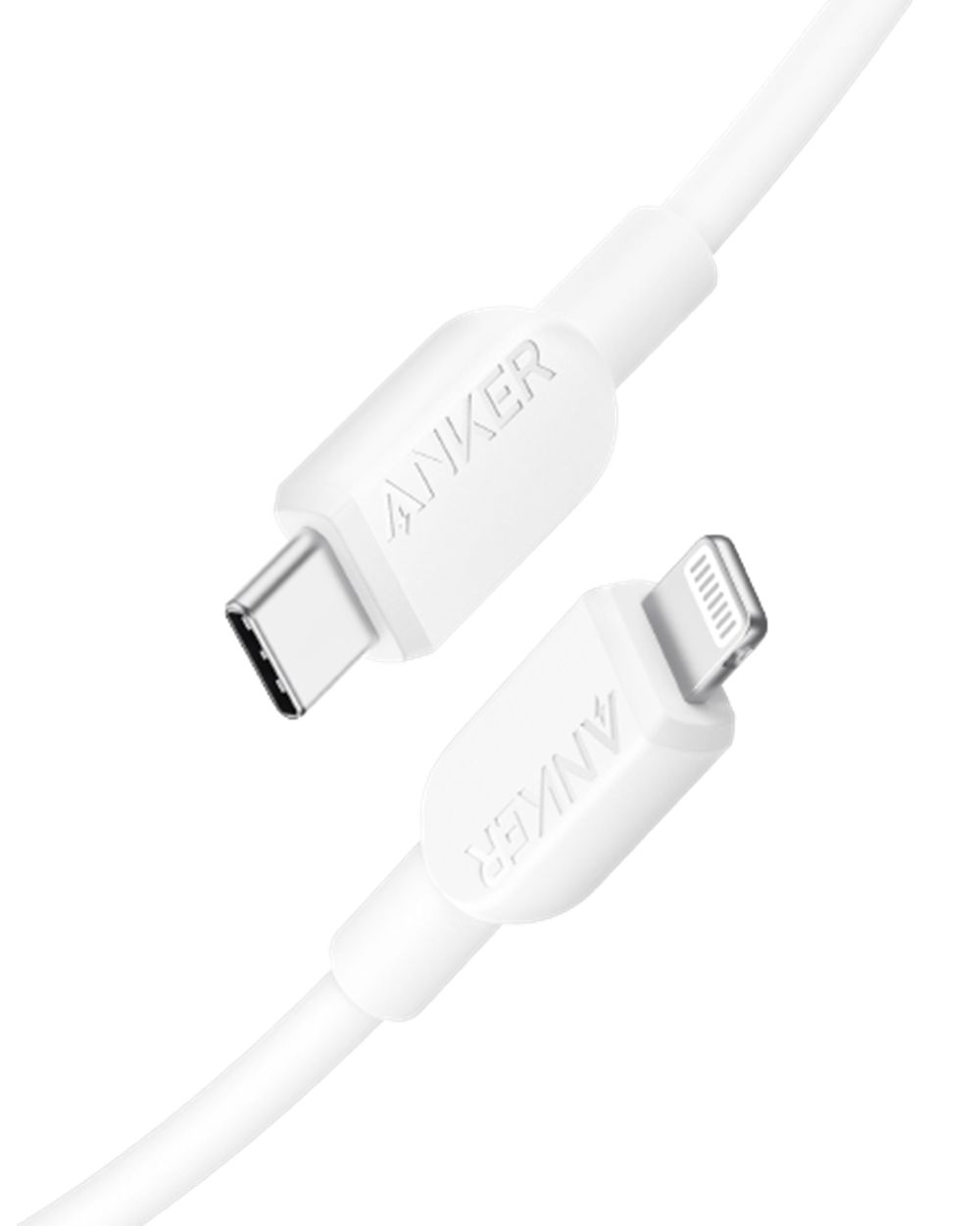 Blanche Anker 321 USB-C to Lightning Cable (3 ft / 6 ft / 10 ft) - TTW-4765376