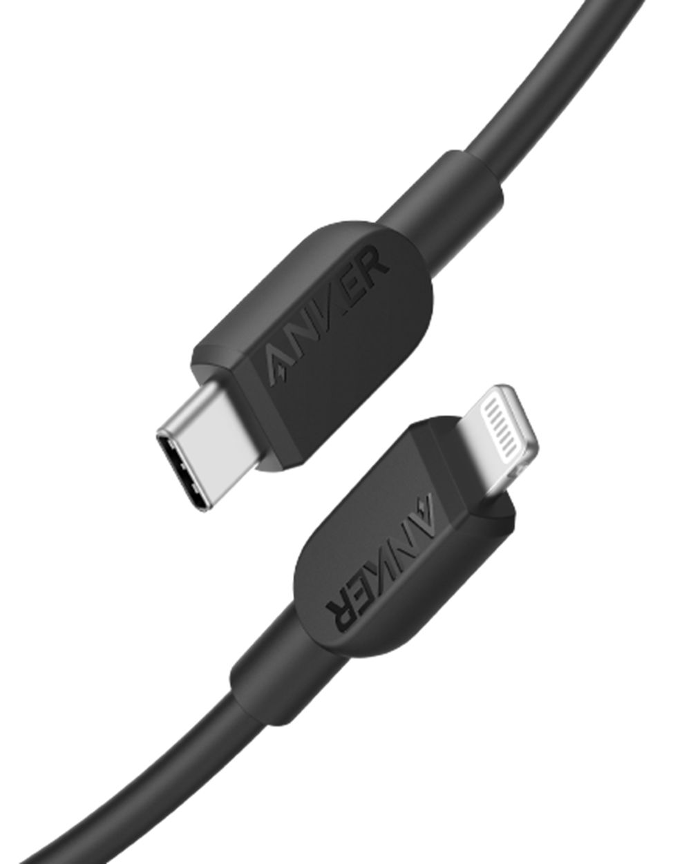 Noir Anker 321 USB-C to Lightning Cable (3 ft / 6 ft / 10 ft) - FWA-7716639