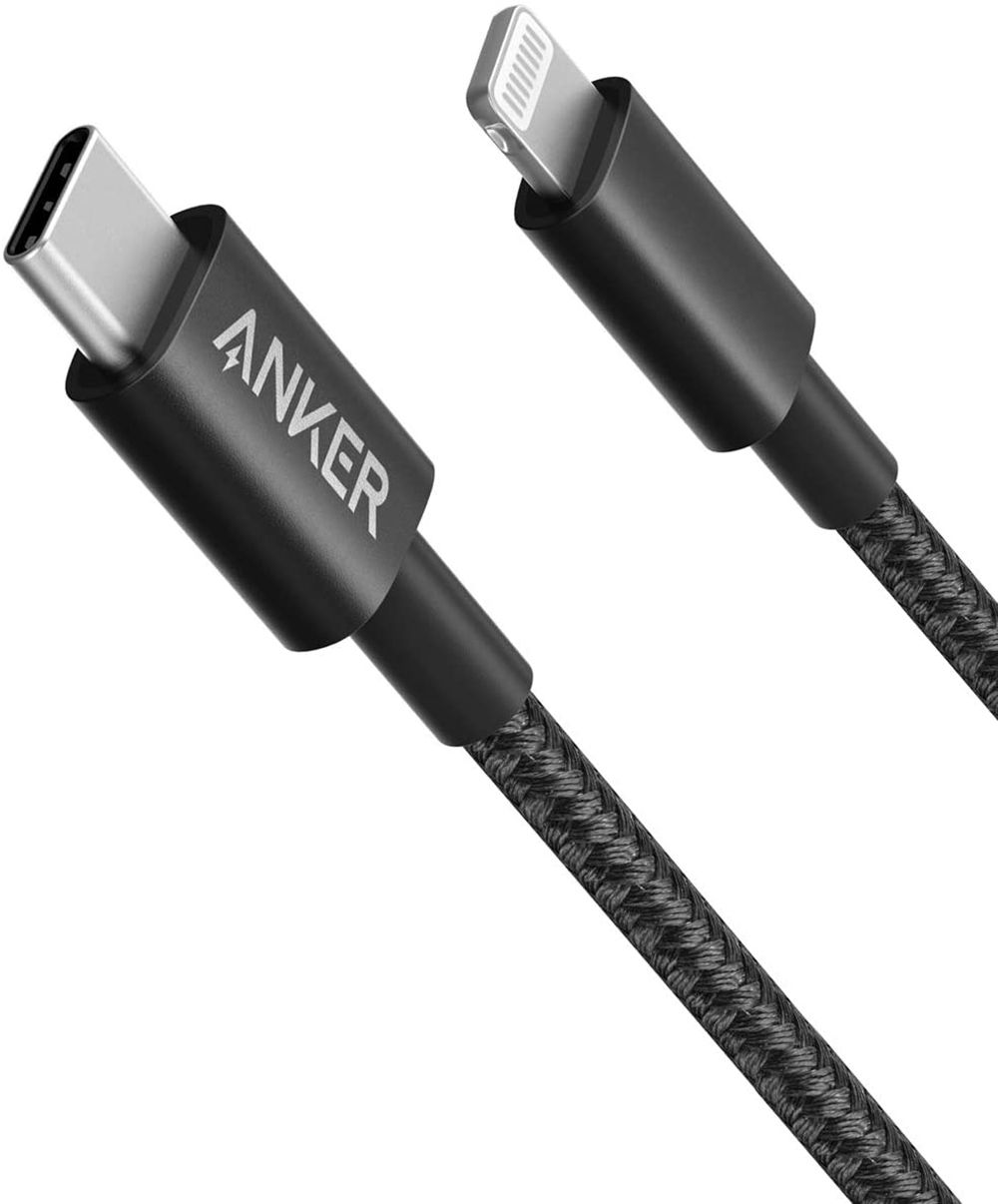 Noir Anker 331 USB-C to Lightning Cable - WQV-6020274