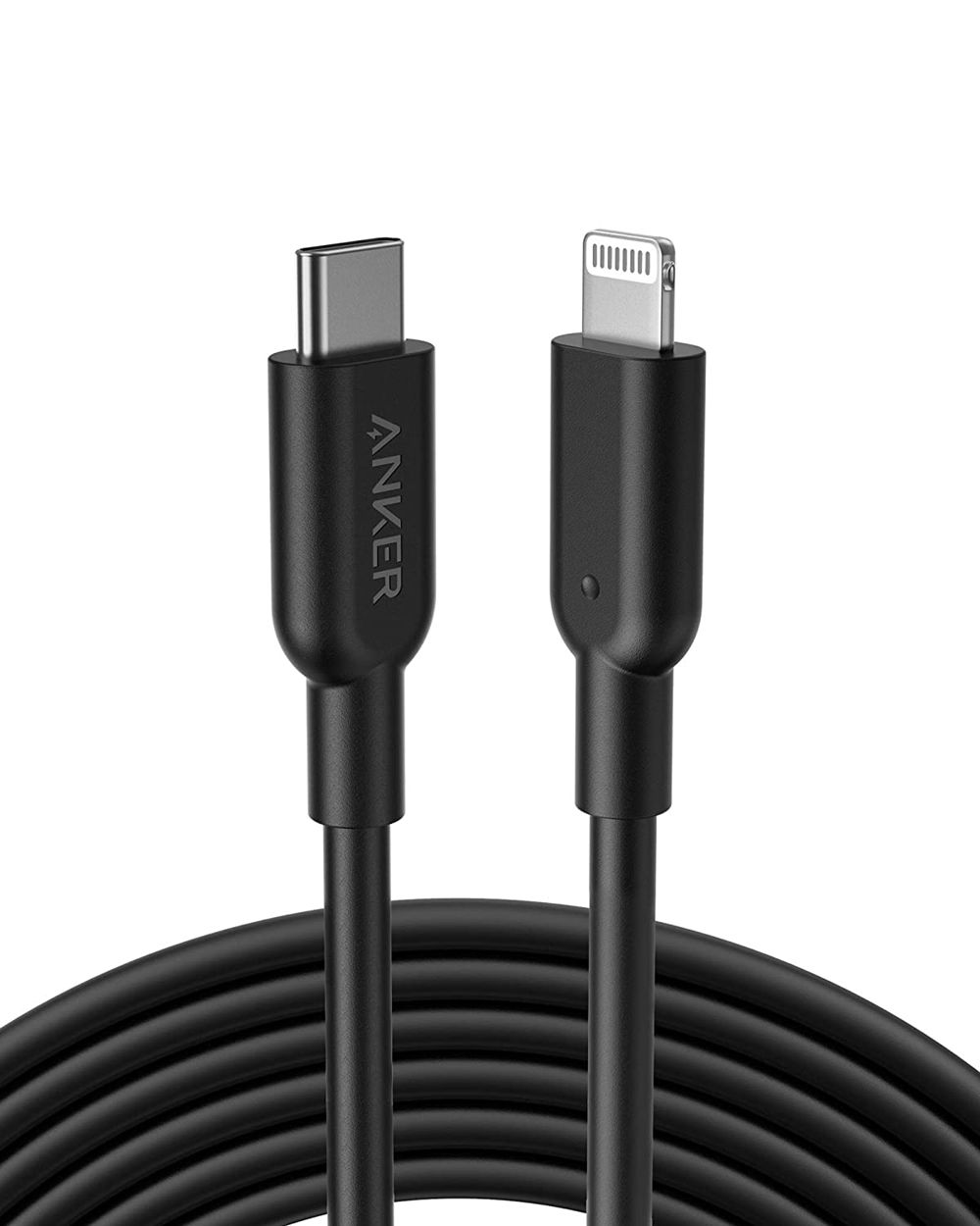 Noir Anker 321 USB-C to Lightning Cable (3 ft / 6 ft / 10 ft) - FWA-7716639