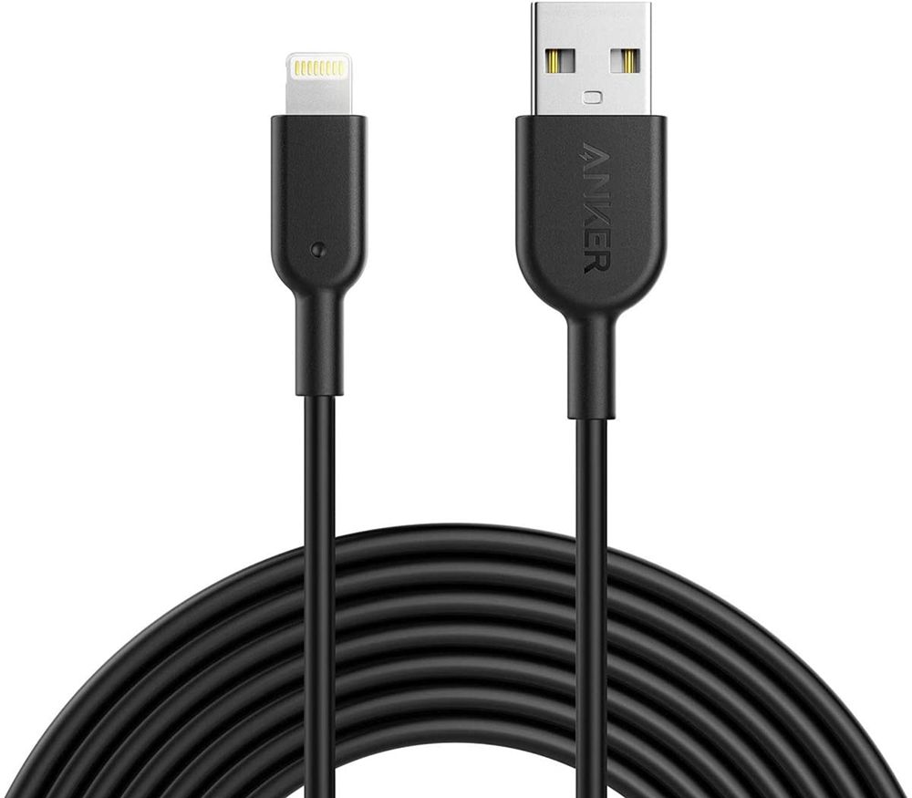 Noir Anker 321 USB-A to Lightning Cable - AWC-2570430