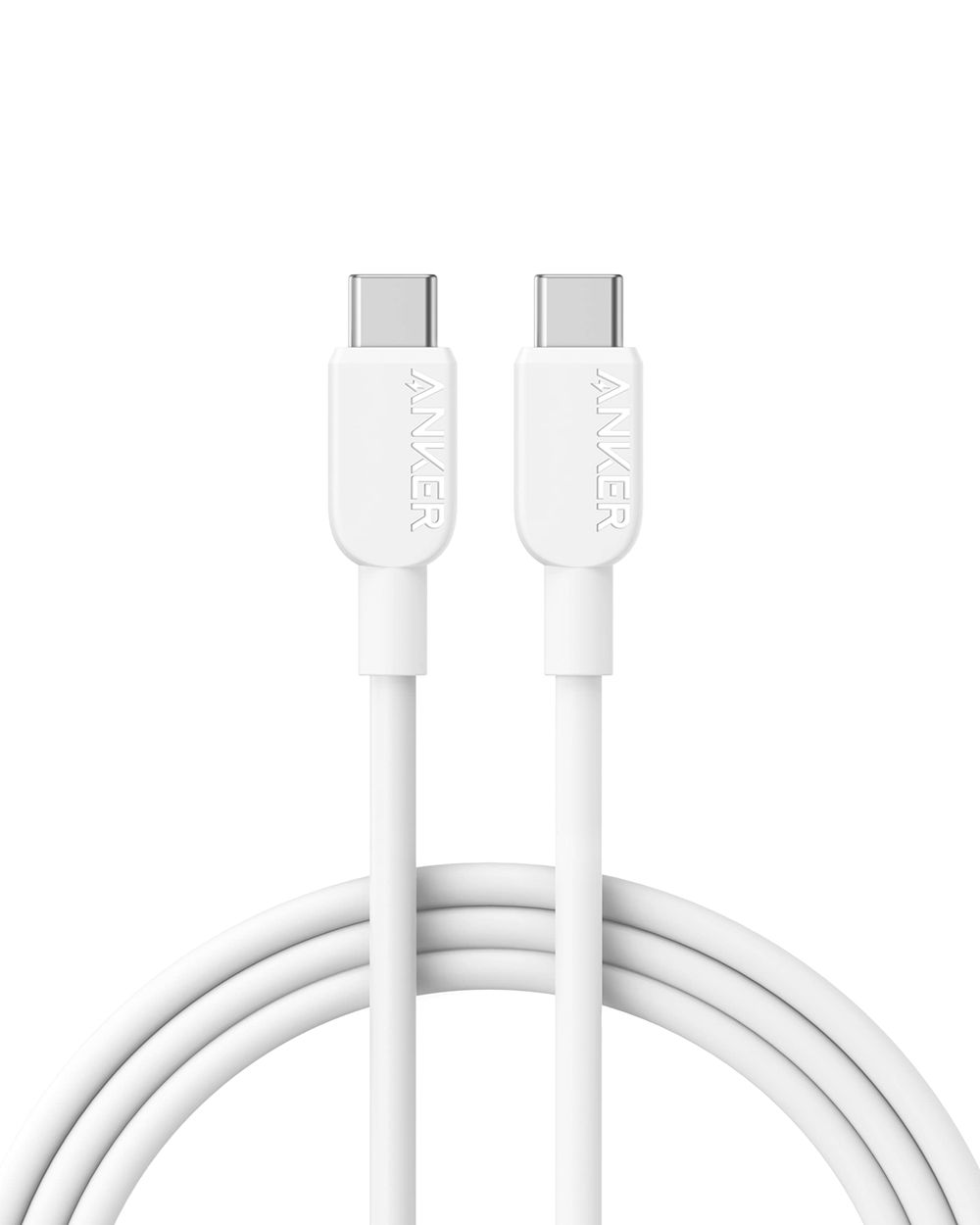 Blanche Anker 310 USB-C to USB-C Cable (6 ft/2 pack) - QSM-4394937