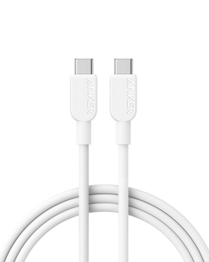 Blanche Anker 310 USB-C to USB-C Cable (6 ft/2 pack) - QSM-4394937