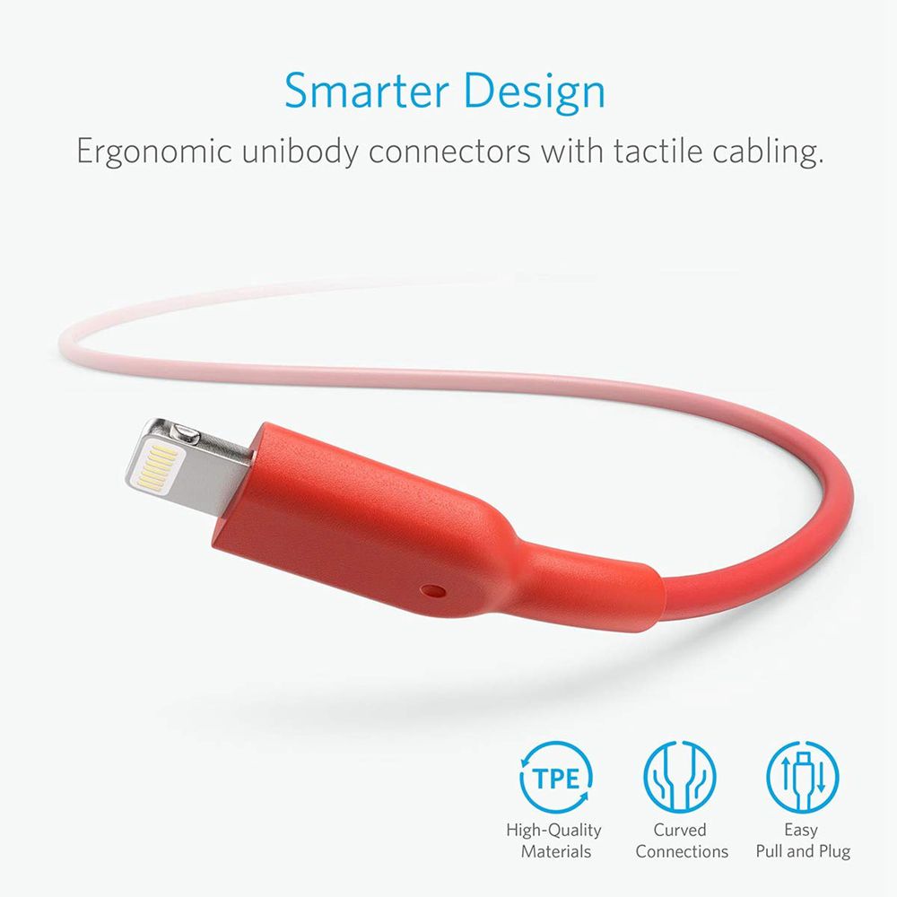 Rouge Anker 321 USB-A to Lightning Cable - AYD-6894844