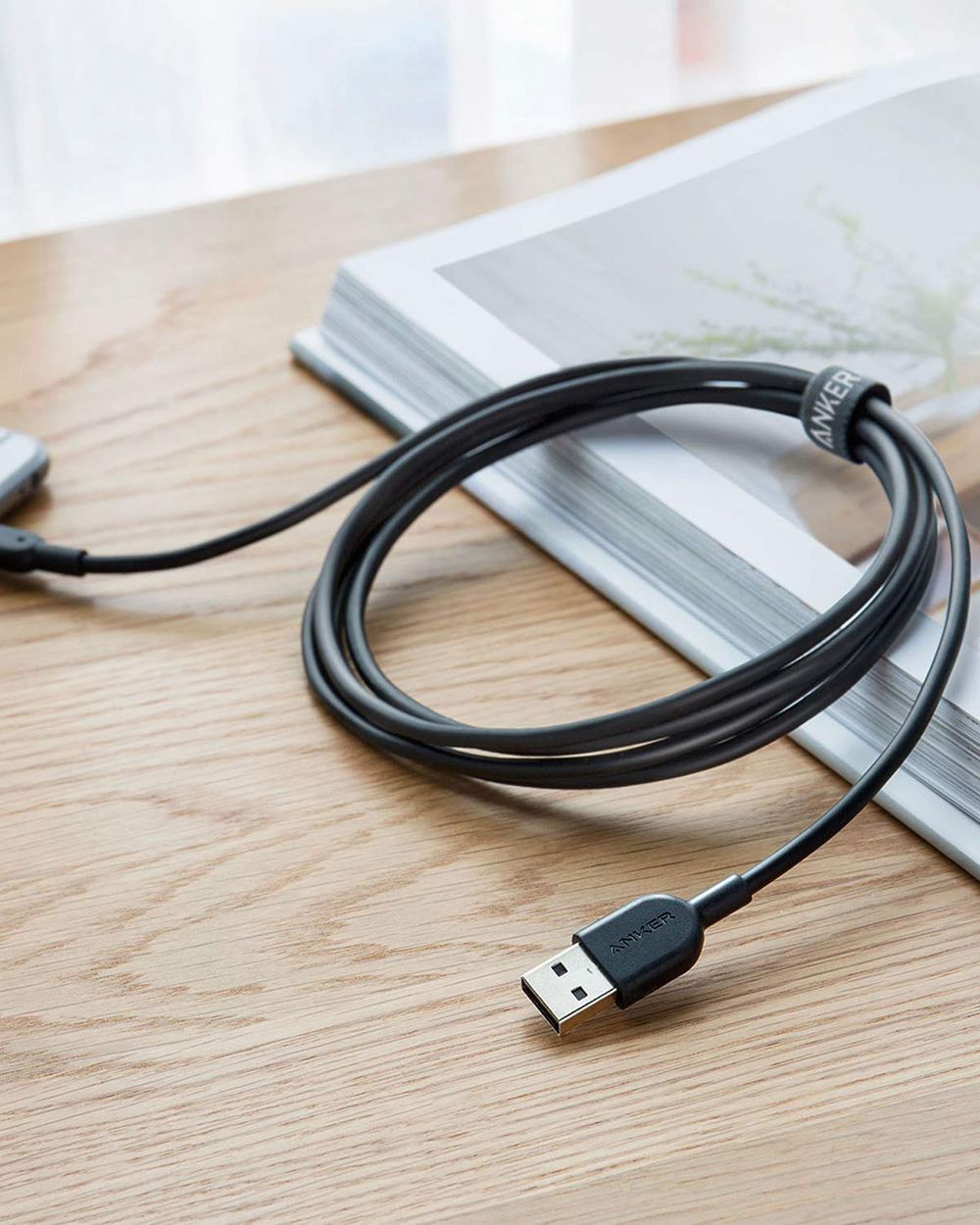 Noir Anker 321 USB-A to Lightning Cable - AWC-2570430