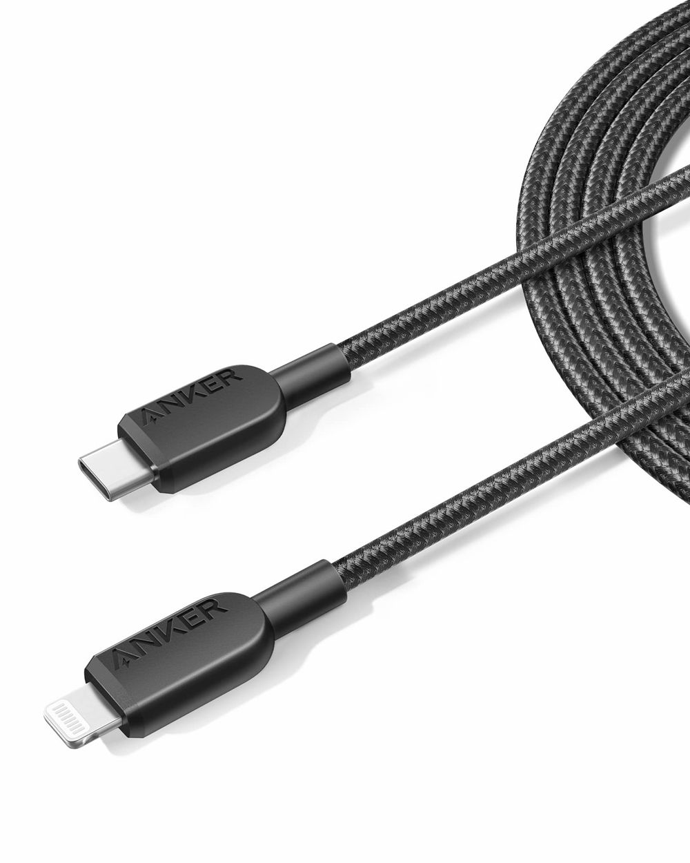 Noir Anker 310 USB-C to Lightning Cable (3 ft / 6 ft /10 ft) - HMC-4766391