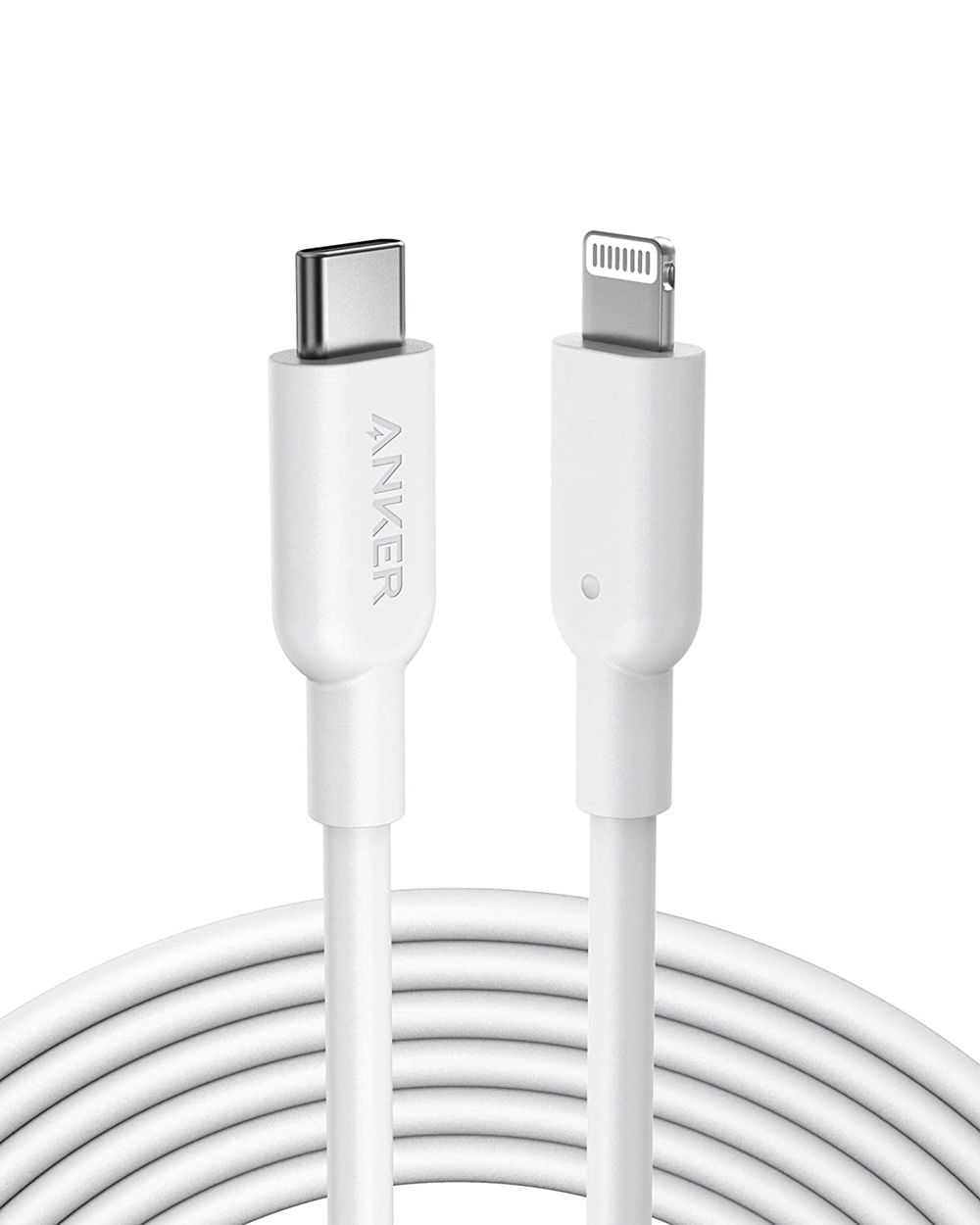 Blanche Anker 321 USB-C to Lightning Cable (3 ft / 6 ft / 10 ft) - TTW-4765376