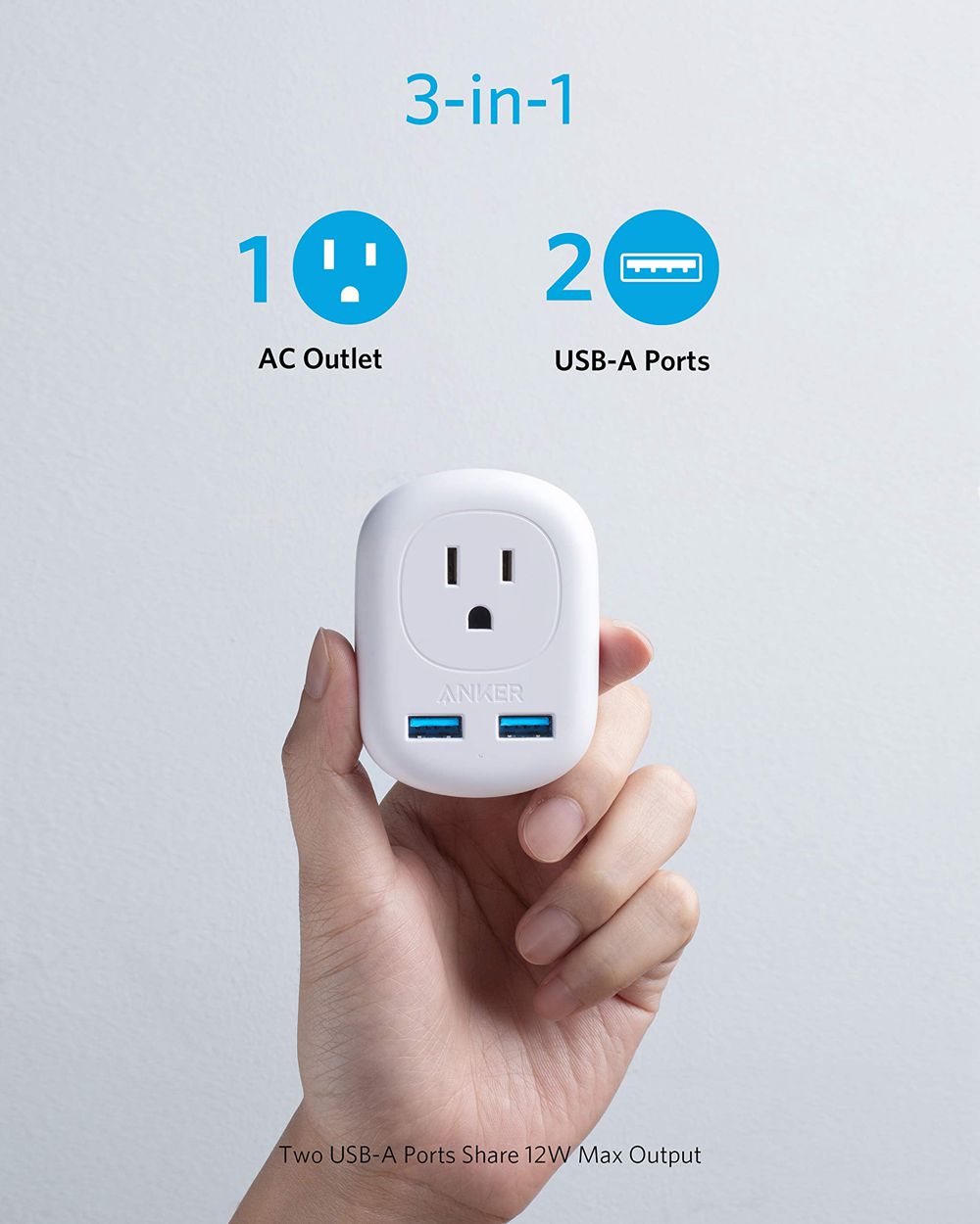 Blanche Anker PowerExtend USB Plug - QJW-1099841